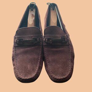 🍂 Tod’s Brown Suede Gommino Loafers – Size 12 (Made in Italy) 🍂